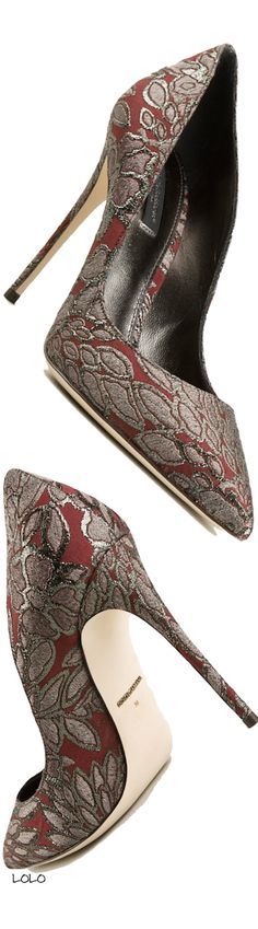 DOLCE & GABBANA jacquard pumps, from Iryna