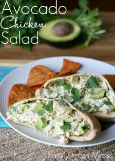 | Healthy Avocado Chicken Salad |