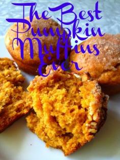 A recipe for delicious pumpkin muffins that you can prep the night before and bake in the morning!