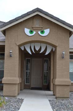 Halloween House Décor...Angry Face