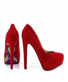 Topeka - Ruby Red High Heels