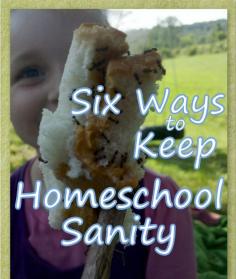6 Ways to Keep Homeschool Sanity