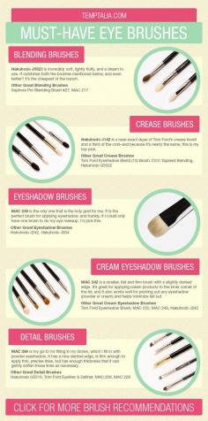 Must-Have Eye Makeup Brushes