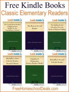 FREE KINDLE BOOKS -- CLASSIC READERS FOR ELEMENTARY!