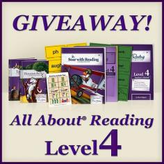 GIVEAWAY – All About Reading Level 4!  Homeschoolers LOVE this program!