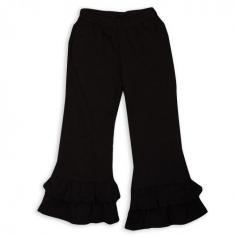 Swoon! Love this Black Cotton Double Ruffle Pant I discovered at lollywollydoodle.com and for only $16! Click the image above to get a $5 off coupon code for your next order!