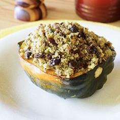 Curried Lamb-Quinoa Stuffed Squash