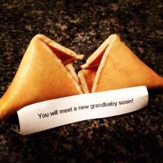 
                        
                            Pregnancy announcement fortune cookies for grandparents - 1 Dozen
                        
                    