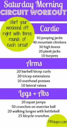 
                        
                            Circuit Workout for the entire body from Peanut Butter Fingers
                        
                    