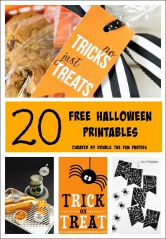 
                        
                            20 Free Halloween Printables, curated by Double the Fun Parties | wp.me/p2avfr-64l
                        
                    