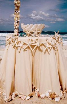 DIY Beach Wedding Inspiration Idea - Make a Starfish Garland for your table decor or even to adorn your wedding arch. #Wedding #Beach #Theme #DIY