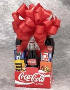 Teenagers gift basket with a movie pass. This site has many gift basket ideas!