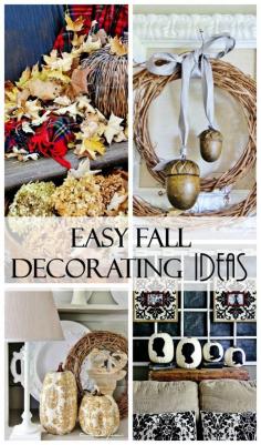 Fall Decorating Ideas (and a Thank You)