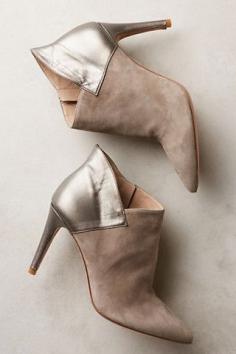 
                        
                            Hoss Intropia Heeled Leather and Suede Booties | Anthropologie
                        
                    
