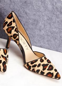 leopard heels