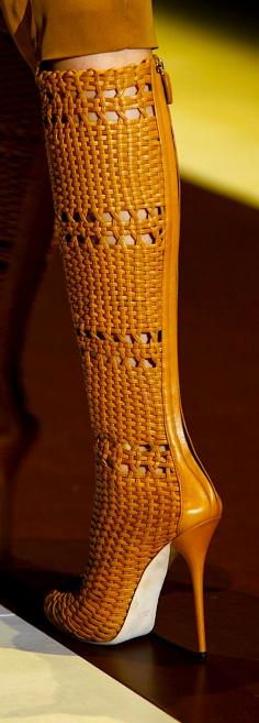 GUCCI Woven leather boots | LBV ♥✤ | KeepSmiling | BeStayElegant | LBV ARCHIVES