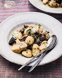 
                        
                            These terrific, plump potato gnocchi are topped with mushrooms that have been saut&#233;ed with plenty of garlic, white wine and fresh herbs
                        
                    