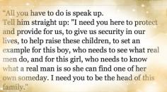 
                        
                            Advice for any woman In a relationship.... Wise words from Steve Harvey...when you get married, this should be in the vows. Lol # how to raise a real man
                        
                    