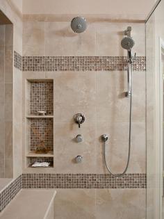Awesome Shower Tile Ideas Make Perfect Bathroom Designs Always : Beautiful Shower Tile Ideas Glass Cover Shower Metalic Shower