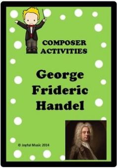 ***$5.00***  Overview: This product is a curriculum integration tool incorporating music, history, math and writing for 2-5th. The lesson is built around students learning some facts about Handel, identifying and singing a musical theme with original fun lyrics and writing creative narratives.  Music vocabulary words are used. Math principles may be applied through the use of rhythm patterns.   An easy Orff arrangement is provided. Two Writing Prompts for 2nd – 5th are included,