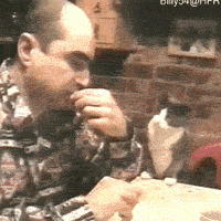 
                        
                            The guy is deaf, and he taught his cat the sign for “food.” So the cat’s not just saying “put that in my mouth,” it’s actually signing.  I love how the cat caught his attention.
                        
                    