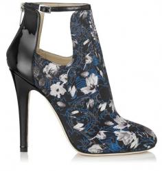 
                        
                            English Floral Print Fabric Ankle Boots| Luther | Autumn Winter 14 | JIMMY CHOO Shoes
                        
                    