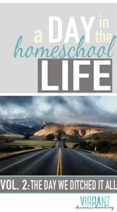 Even a day that starts in a funk can end up awesome. "A Day In the Homeschool Life Vol. 2: The Day We Ditched It All" |Field Trip| ditching routine | kindness activities | 9/11 activities kids | VibrantHomeschool...