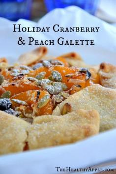 
                    
                        Holiday Cranberry and Peach Galette #glutenfree
                    
                