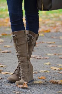 
                    
                        I would love to have these boots if they were flat bottom not high heeled. Perfect for fall
                    
                