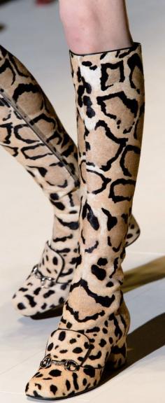 
                    
                        Emmy DE * Gucci Fall 2014 Leopard Boots
                    
                