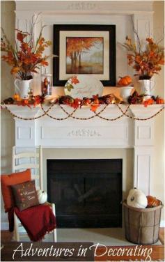 
                    
                        autumn mantel adventures in decorating
                    
                