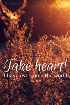 
                    
                        God, I may have troubles too numerous to count, but I’m so thankful I can have peace in you. Let me remember your words and your truth. You have overcome the world. With you, all things are possible – including having peace in the midst of trouble.
                    
                