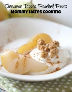 
                    
                        Cinnamon Topped Poached Pears I Mommy Hates Cooking #CleverlyPoached #CleverGirls
                    
                