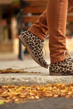 
                    
                        Leopard Print Boots.
                    
                