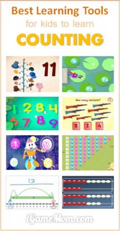 Best counting learning tools for kids on iPad and other tablets, not only teach counting, but also deep understanding of number concepts