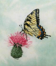 
                    
                        Thistledown is the title of this cross stitch pattern from Firewing Designs.
                    
                