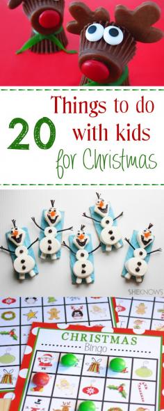 
                        
                            20 Fun Ideas of Things to do with Kids this Christmas
                        
                    