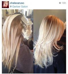 
                    
                        Balayage Blonde - I wonder if this is bleach or high lift color?
                    
                