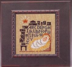 
                    
                        Happy Nativity is the title of this cross stitch pattern from The Trilogy.
                    
                