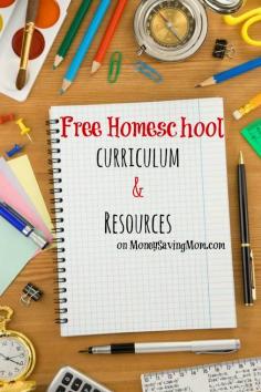 HUGE List of Homeschool Curriculum and Freebies
