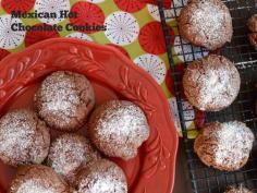 
                    
                        Mexican Hot Chocolate Cookies ~ with a touch of heat to keep you warm inside when it's cold outside!
                    
                