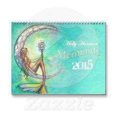 2015 Mermaid Calendar by Molly Harrison, beautiful artwork.