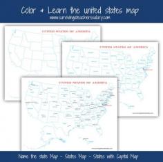 
                        
                            FREE Printable maps collection - blank maps, city and state maps - perfect for history and geography homeschool lessons
                        
                    
