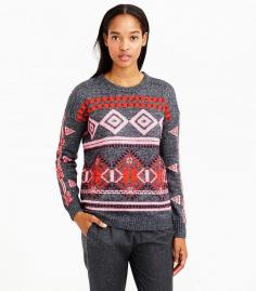 
                    
                        Abstract Fair Isle Sweater via @Who What Wear
                    
                