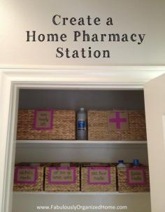 
                    
                        Organize Your Pharmacy Items | Fabulously Organized Home
                    
                