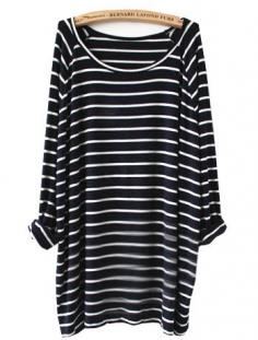 
                    
                        Striped Oversized Tee
                    
                