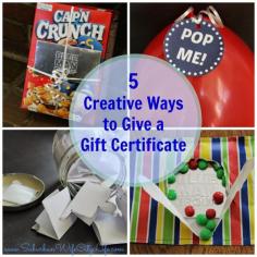 
                    
                        Suburban Wife, City Life: 5 Creative Gift Certificate Giving Ideas #typeaparent
                    
                