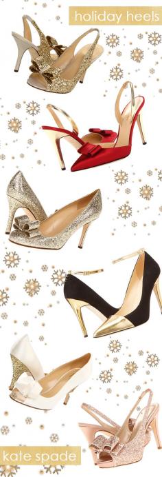 #Kate Spade #Christmas holiday heels