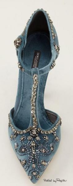 
                    
                        ~D & G Jeweled Velvet Pump | The House of Beccaria
                    
                