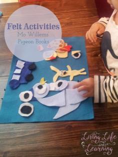 
                    
                        Awesome fun with felt board stories:  mo willems pigeon books
                    
                
